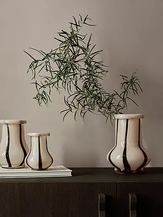 FERM LIVING | Riban Vase 19cm Cream  | 