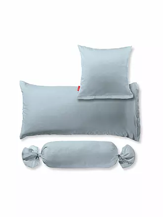 FLEURESSE | Satin Kissenbezug Royal Uni 2er 40x40cm Creme | blau