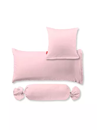 FLEURESSE | Satin Nackenrollenbezug Royal Uni 15x40cm Dunkelrot | rosa