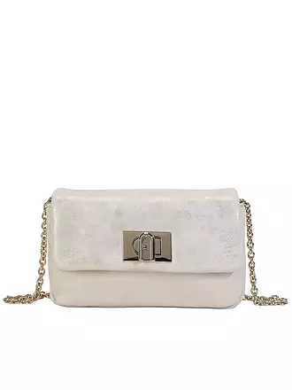 FURLA | Ledertasche - Mini Bag 1927 | silber