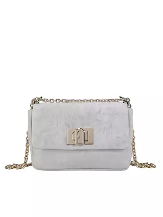 FURLA | Ledertasche - Mini Bag 1927 | silber