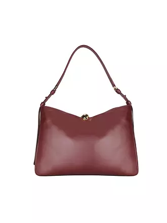 FURLA | Ledertasche - Schultertasche SFERA SOFT Large | dunkelrot