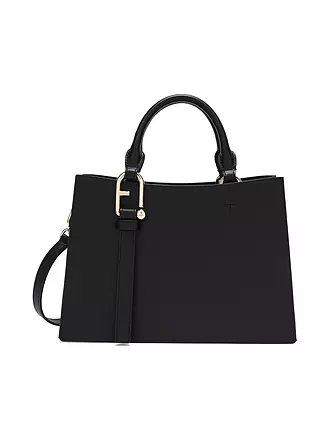 FURLA | Ledertasche - Tote Bag NUVOLA Medium | schwarz