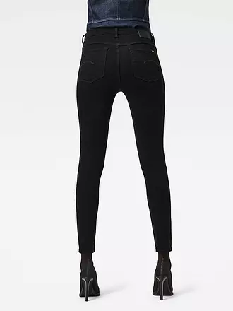 G-STAR RAW | Highwaist Jeans Skinny Fit 3301 | schwarz