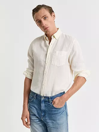 GANT | Leinenhemd Regular Fit | creme