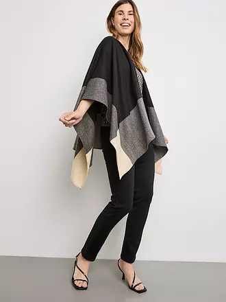 GERRY WEBER | Poncho - Cape | schwarz