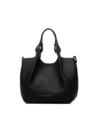 GIANNI CHIARINI | Ledertasche - Hobo Bag DUA Small | schwarz