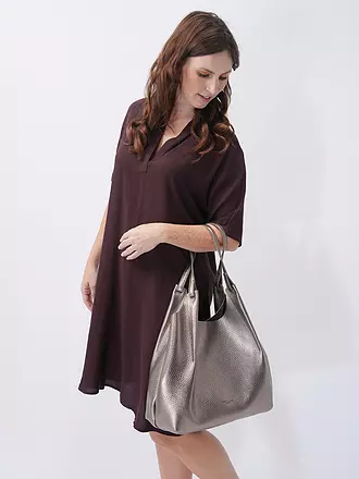 GIANNI CHIARINI | Ledertasche - Hobo Bag DUA | schwarz