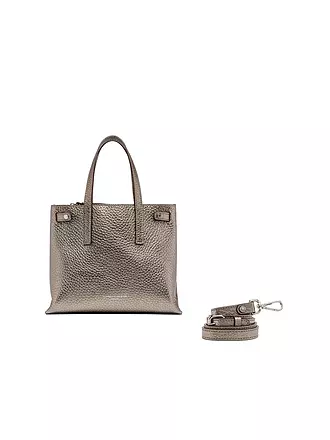 GIANNI CHIARINI | Ledertasche - Shopper ALTEA | silber