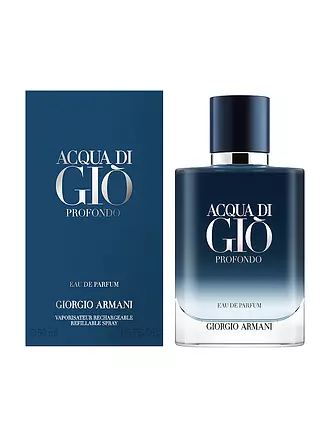 GIORGIO ARMANI | Acqua di Giò Profondo Eau de Parfum 50ml Nachfüllbar | 