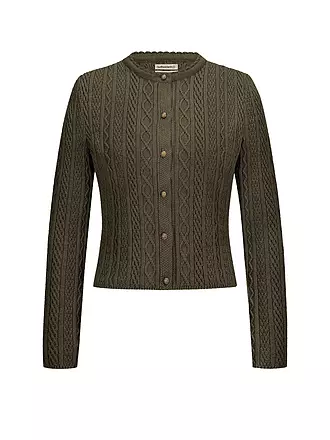 GOTTSEIDANK | Trachten Strickjacke SOPHIA | olive