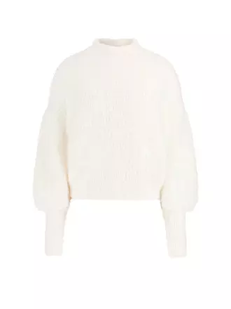 GUESS | Pullover in Felloptik KEYLA | creme