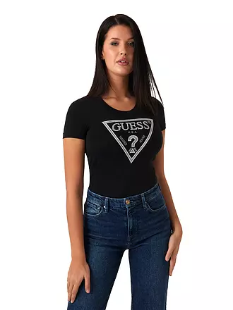 GUESS | T-Shirt | schwarz