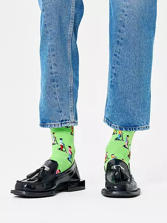 HAPPY SOCKS | Damen Socken E-SCOOTER 36-40 green | hellgrün