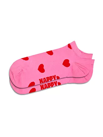 HAPPY SOCKS | Damen Socken HEART 36-40 rosa  | 