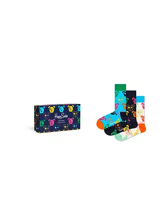 HAPPY SOCKS | Damen Socken MIXED DOG SOCKS GIFT SET 36-40 3er Pkg multi | bunt