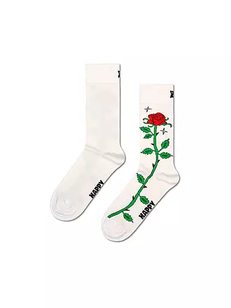 HAPPY SOCKS | Damen Socken ROSE 36-40 white | creme