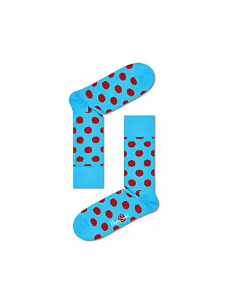 HAPPY SOCKS | Herren Socken BIG DOT light blue | hellblau