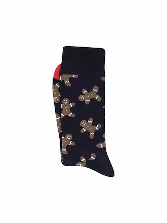 HAPPY SOCKS | Herren Socken GINGERBREAD 41-46 navy | dunkelblau