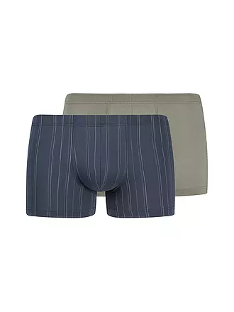 HUBER | Pants 2-er Pkg. dress blue stripe | dunkelblau