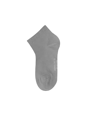 HUDSON | Sneaker Socken RELAX FINE Silber | schwarz
