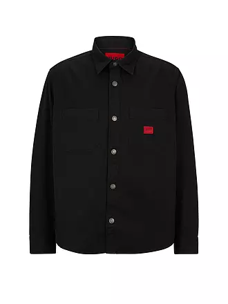 HUGO | Overshirt ERATO | schwarz