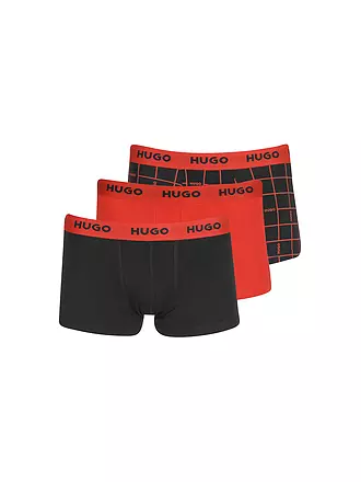 HUGO | Pants 3er Pkg schwarz grau weiß | schwarz