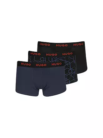 HUGO | Pants 3er Pkg schwarz grau weiß | blau