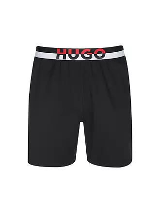 HUGO | Pyjamahose - Shorts AMSTERDAM | schwarz