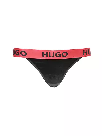 HUGO | String VELVET | schwarz