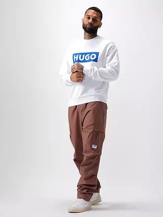 HUGO | Sweater NIERO | weiss