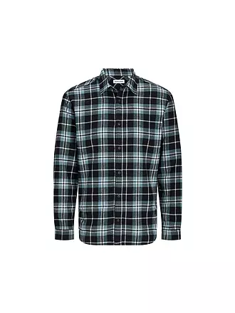 JACK & JONES | Flannelhemd JJJOSHUA | schwarz