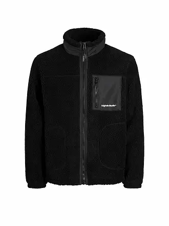 JACK & JONES | Fleecejacke JORVESTERBRO | schwarz