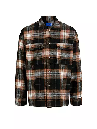 JACK & JONES | Hemd Overshirt JORVESTERBRO | schwarz