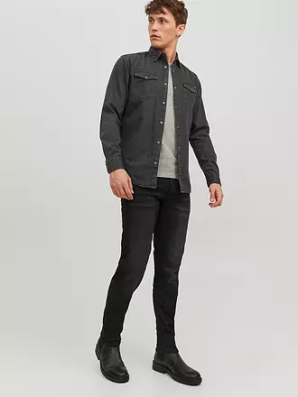 JACK & JONES | Jeanshemd Slim Fit Jjesheridan | schwarz