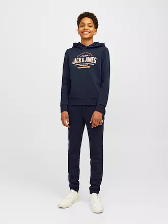 JACK & JONES | Jungen Kapuzensweater - Hoodie JJELOGO | dunkelblau