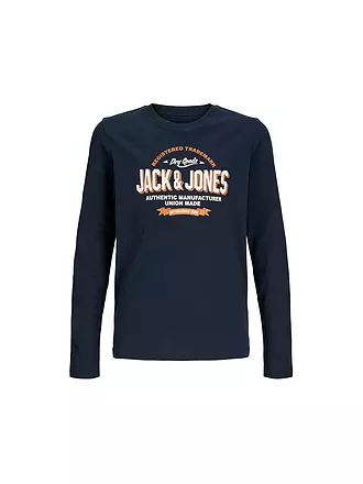 JACK & JONES | Jungen Langarmshirt JJELOGO | dunkelblau