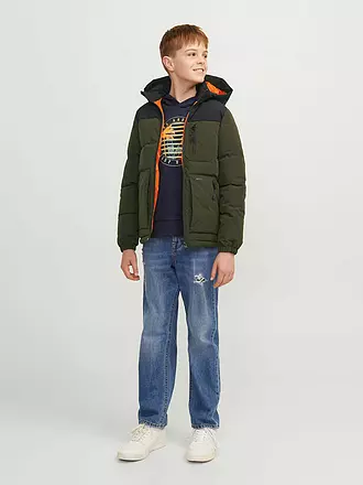 JACK & JONES | Jungen Steppjacke  JJEOTTO | dunkelblau