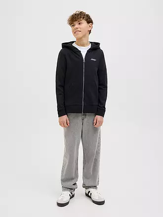 JACK & JONES | Jungen Sweatjacke JJBEAU | schwarz