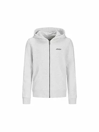 JACK & JONES | Jungen Sweatjacke JJBEAU | weiss