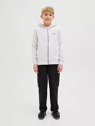 JACK & JONES | Jungen Sweatjacke JJBEAU | weiss