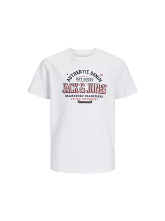 JACK & JONES | Jungen T-Shirt JJELOGO | weiss