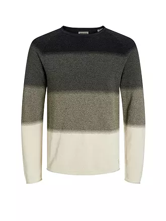 JACK & JONES | Pullover  JJEHILL | dunkelgrün