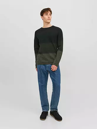 JACK & JONES | Pullover JJEHILL | dunkelgrün