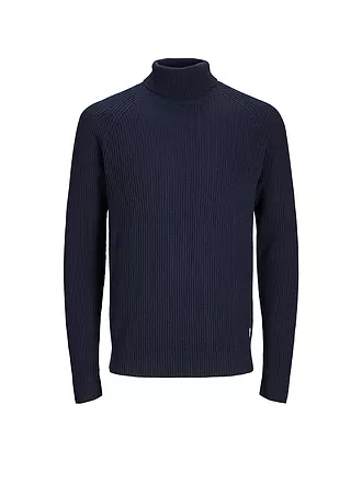 JACK & JONES | Rollkragenpullover JJPANNEL | dunkelblau