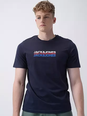 JACK & JONES | T-Shirt JJCYBER | hellblau