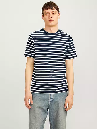 JACK & JONES | T-Shirt JJEORGANIC | dunkelblau