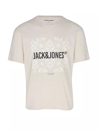 JACK & JONES | T-Shirt JJPAISLEY | beige