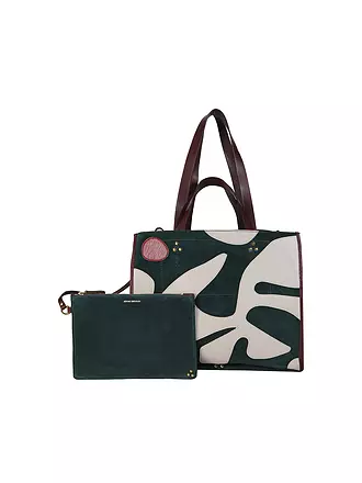 JEROME DREYFUSS | Ledertasche - Shopper LEON M | petrol