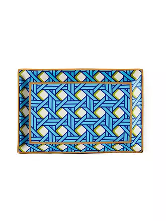 JONATHAN ADLER | Schale Rechteckig 17,7x12cm Hellblau  | 